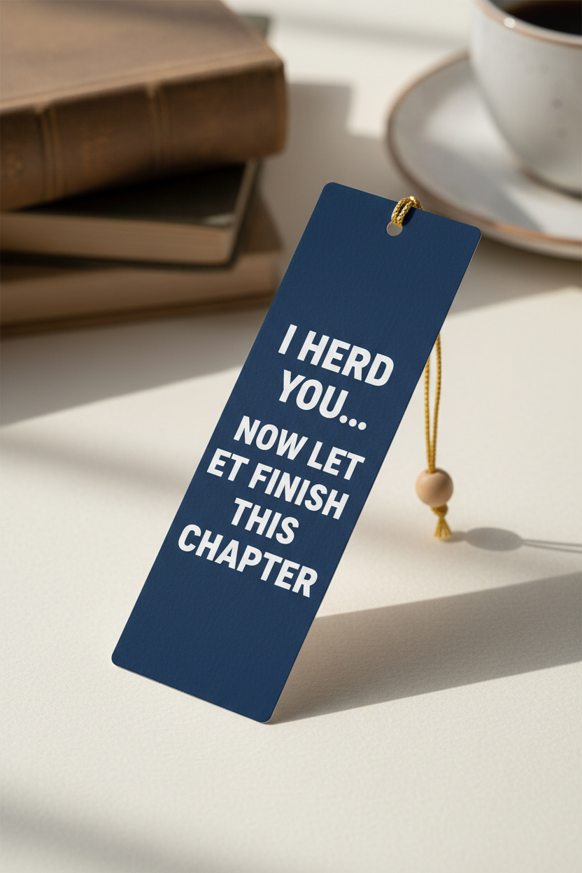 Custom Personalized Bookmark – I Herd You Designs